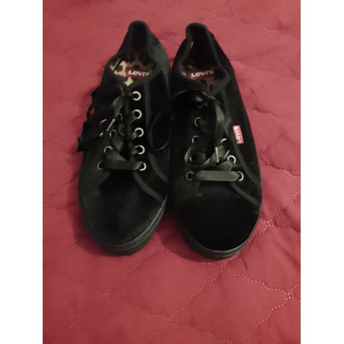 Baskets Compensées Noires 37 Levi S Neuves.