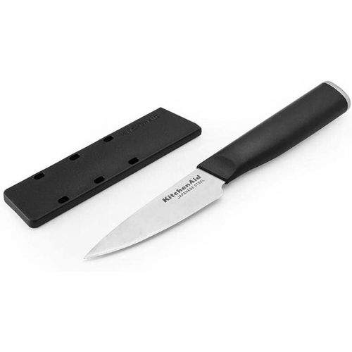 Letnerny-Classic Couteau À Éplucher Noir 8,9 Cm