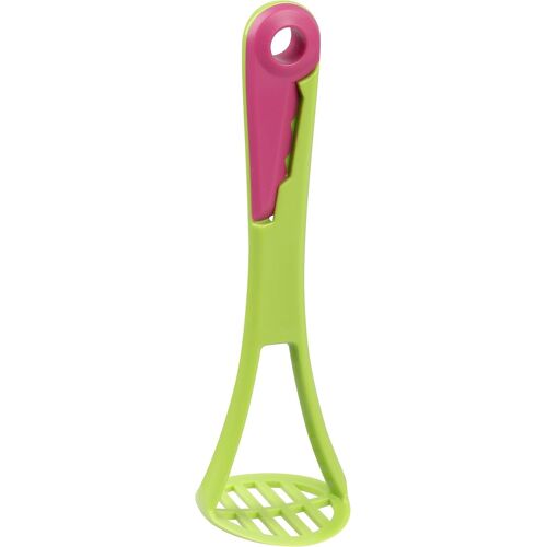 Subzonal-42070 Ustensile De Cuisine 4 En 1 Pour Avocat, Ustensile Pour Avocat, Couteau Avocat, Ustensile Verrine Avocat Crevette, Plastique, Vert, Rose, 17,5 X 5 X 6,5 Cm