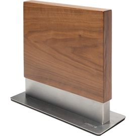 Chenquansarl-Bloc À Couteaux Aimanté, Blocs Porte Couteau Magnétique Double Face, Support Présentoir Aimant Puissant, Accessoires Rangement Ustensiles Cuisine, Blocs Pieds Antidérapants, Bois De Noye