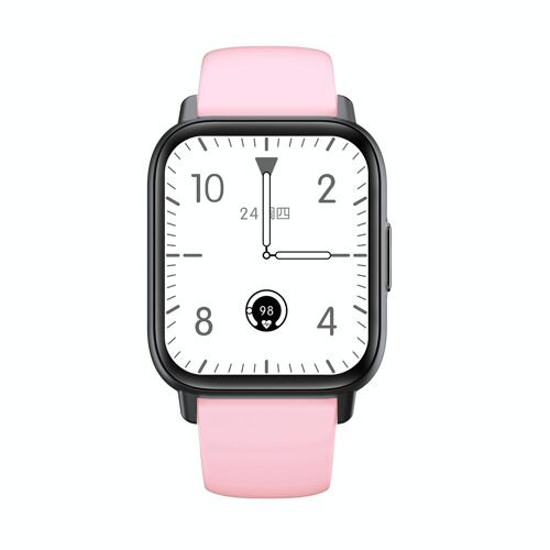 Montre Connectée Sport Étanche Avec Appels Bluetooth et Suivi Santé Complet Rose YONIS