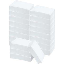 LETNERNY-20 Morceaux Gomme Éponge Magique Blanche, Tampon De Nettoyage En Mousse Éponge, Éponge Magique Multifonctionnelle, Gomme Magique Pour Cuisine, Salle De Bain, Mur, Chaussures (Blanc)