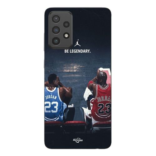 Coque Pour Samsung Galaxy A33 5g Young Jordan vs Old Jordan Be Legendary Basket Maniacase