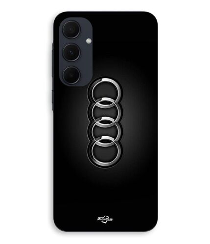 Coque Pour Samsung Galaxy A55 Logo De Voiture Audi Front Noir Maniacase