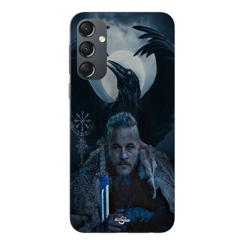 Coque Pour Samsung Galaxy A54 Vikings Ragnar Lothbrok Corbeau Maniacase