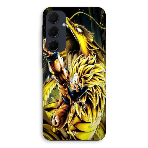 Coque Pour Samsung Galaxy A55 Son Goku Super Saiyan Ssj3 Attaque Point Dragon Maniacase