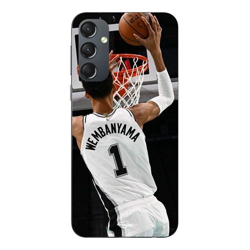 Coque Pour Samsung Galaxy A54 Victor Wembanyama N°1 San Antonio Spurs Dunk Maniacase