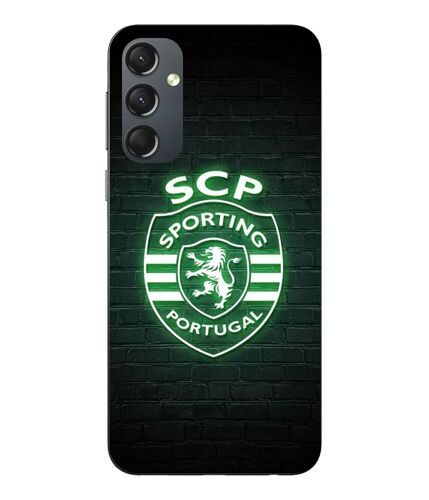 Coque Pour Samsung Galaxy S25 Fe Scp Sporting Portugal Lumineux Fond Noir Maniacase