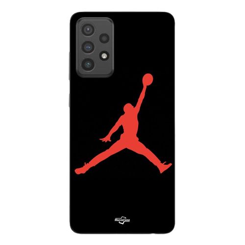 Coque Pour Samsung Galaxy A33 5g Jordan logo 23 nike basketball couleur rouge Manacase