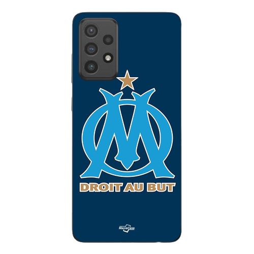Coque Pour Samsung Galaxy A33 5g logo om olympique de marseille bleu Fond Maniacase