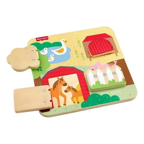 Tableau D'Animaux De Ferme En Bois Fisher-Price