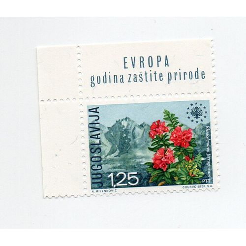 Yougoslavie- 1 Timbre Neuf Avec Vignette- Europa