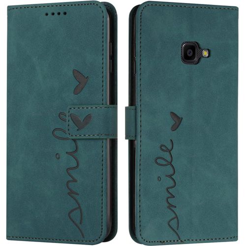 Sansh-Coque Pour Samsung Galaxy Xcover 4 / 4s, Étui Housse En Cuir Pu Samsung Xcover 4/4s, Magnetique Flip [Pochette De Portefeuille], Etui De Protection Pour Samsung Galaxy Xcover 4 / 4s (Vert)