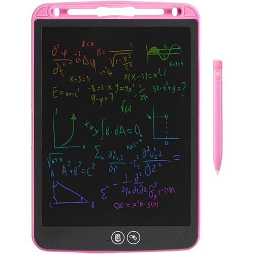 lbgwp60-Tablette De Dessin Lcd, Tablette D'Écriture Lcd Colorée De 12 Pouces Avec Fente Pour Stylet Pour L'Apprentis , Tablette De Dessin Ultra Fine Pour Tout-Petits, Tableau De