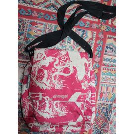 sac à bandoulière rose et beige Obsessed
