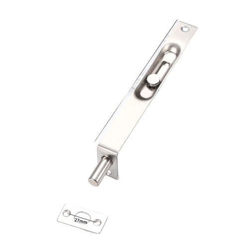 Serrure de porte dissimulée en acier inoxydable, boulon de verrouillage 18mm 6 inch