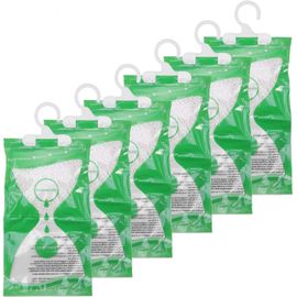 Lot de 6 déshumidificateurs à suspendre pour armoire anti-moisissure et anti-moisissure