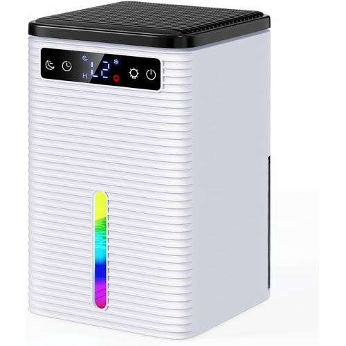 CHECARZHN--NO1-Déshumidificateur Électrique 2 200 Ml, Déshumidificateur D'Humidité Ultra Silencieux Avec Mode Veille Et Fonction D'Arrêt Automatique, Pour Chambre, Salle De Bain, Armoire
