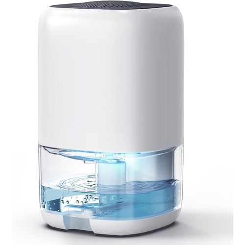 lbgwp60-Deshumidificateur D Air 1000Ml, Déshumidificateurs Maison Avec Led 7 Colorées, Compact, Silencieux Et Efficace Pour Petits Espaces,Idéal Pour Salle De Bain, Placard, Camping