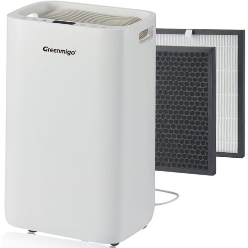 lbgwp60-Déshumidificateur Avec Ion ur 20L/Jour Pour Pièce Jusqu'À 65M²,Filtre Hepa,Sèchage Du Linge,Minuterie,Réservoir De 4.5L,Purificateur D'Air Silencieux Pour Maison,Cuisine,Bureau(Alpha-Q20)