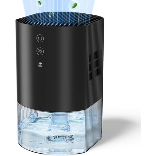 GUES-Deshumidificateur D Air 990Ml, Déshumidificateurs Pour La Maison, Dégivrage Automatique, Arrêt Automatique, 23W, 7 Couleurs Led, Portable Déshumidificateurs Pour Chambre