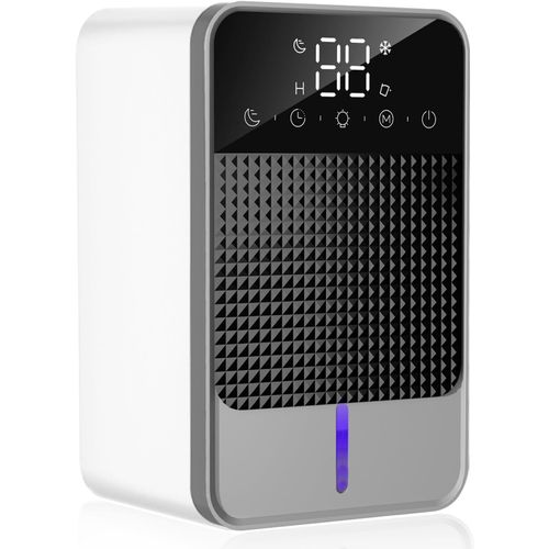 lbgwp60-Déshumidificateur 1500Ml,Déshumidificateur D'Air Electrique Ultra Silencieux Arrêt Automatique 7 Lumière Led Colorée Dehumidificateurs Maison Compact Pour La Cave Salle De Bain Cave Chambre