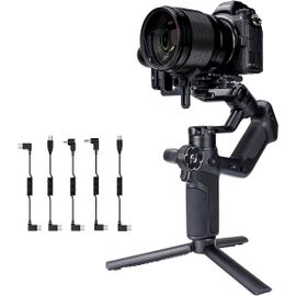 Feiyutech SCORP Mini 3 Pro Stabilisateur Camera 3 Axes 4-en-1,Suivi AI 4.0 Intégré,Poignée Détachable(Contrôle sans Fil),Charge Utile 2KG,Contrôle Gestuel Port d'Extension1/4,pour Caméra/Smartphone