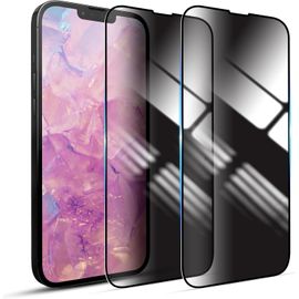 Kal-Lot De 2 Films De Protection D'écran En Verre Trempé Pour Iphone Se 2022/Se 2020/Iphone 7/Iphone 8 -Anti-Espion -Surface Brillante Anti-Rayures -Haute Sensibilité -Noir