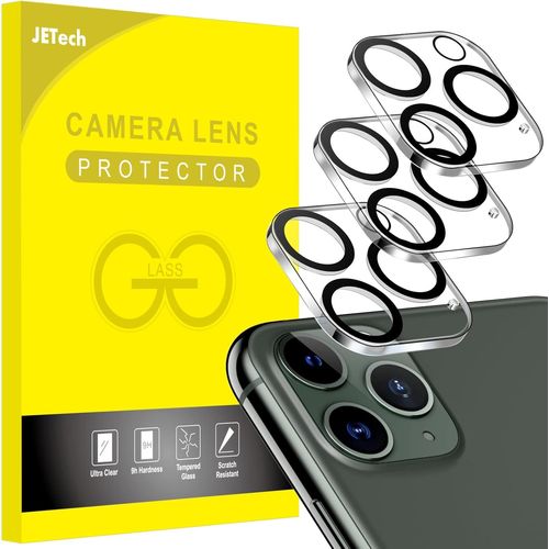 Protection Objectif Caméra Arrière pour iPhone 12 Pro Max 6,7 Pouces, Film en Verre Trempé 9H, Ultra HD, Anti-Rayures, Lot de 3