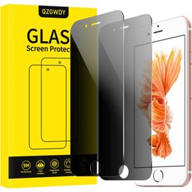 Kal-Verre Trempé Anti-Espion Pour Iphone 8 Plus/7 Plus, Lot De 2 Film Protection Écran Vitre Protecteur Protege Sans Bulles, Dureté 9h, Facile À Installer