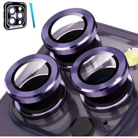 Film Lentille Iphone 14 Pro ¿ ¿ Violet Intense & Anti-Rayures 9h[Alliage Aluminium][Pac5156571]
