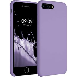 TRAHOO-Housse Compatible avec Apple iPhone 7 Plus/iPhone 8 Plus Coque - Housse de téléphone Protection Souple en TPU Silicone - Violet Clair
