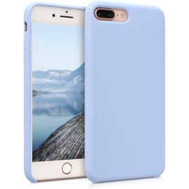 TRAHOO-Housse Compatible avec Apple iPhone 7 Plus/iPhone 8 Plus Coque - Housse de téléphone Protection Souple en TPU Silicone - Bleu Clair