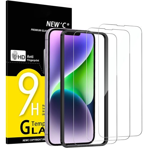 Kit De 3, Verre Trempé Pour Iphone 14 Plus, Iphone 13 Pro Max (6,7 Pouces) Film En Protection Écran Efficace Contre Les Rayures - Ultra Résistant - Hd Transparent - Outil D'Install[LOT6194129]