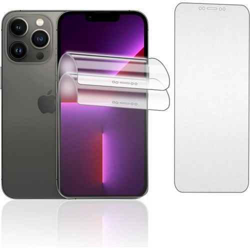 Kal-Mat Film Hydrogel Pour Iphone 13 Pro Max, 2 Pièces Tpu Film Protection Écran Matte, Flexible Film De Protection D'écran, Antireflets, Anti-Traces