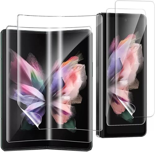 KAL-2 Pièces Protections D'Écran Pour Samsung Galaxy Z Fold 3, Film Hydrogel Ultrafin En Tpu Souple Pour Samsung Galaxy Z Fold3 Sensibilité Tactile