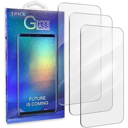 Kal-Lot De 3, Verre Trempé Pour Iphone 16 Film Protection Écran Bulles D'air Ultra Résistant Dureté 9h Glass Pour Iphone 16, 6.1"",Transparent