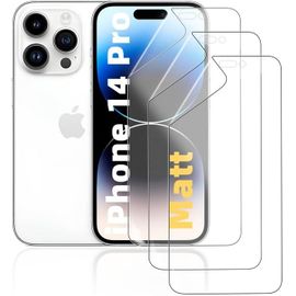 Kal-Mat Film Hydrogel Pour Iphone 14 Pro, 3 Pièces Tpu Film Protection Écran Matte, Flexible Film De Protection D'écran, Antireflets, Anti-Traces