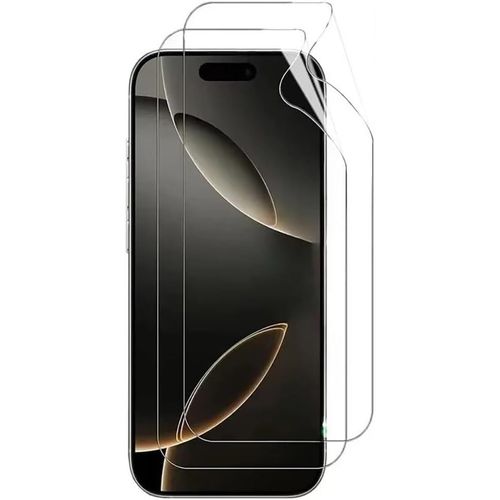 Kal-Film De Protection Hydrogel Transparent Pour Iphone 16 5g, Protecteur D'écran Flexible Tpu Souple [Ultra Fine] [Haute Sensibilité] 2 Pack