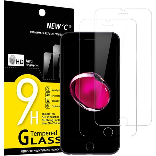 Kal-Lot De 2, Verre Trempé Pour Iphone 8, Iphone 7 (4,7 Pouces), Film Protection Écran -Sans Bulles D'air -Ultra Résistant (0,33mm Hd Ultra Transparent) Dureté 9h Glass