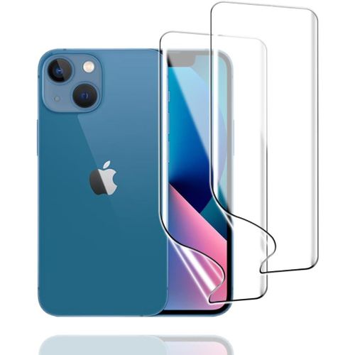 Kal-Film De Protection Hydrogel Pour Iphone 13 Mini, 2pcs Protection Ecran En Hydrogel Hd Transparent Flexible Tpu Protections D'écran, Film Hydrogel Anti-Rayures