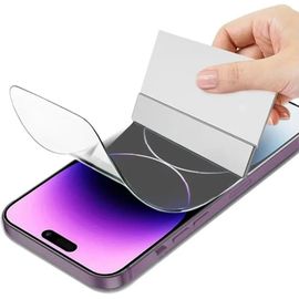 Kal-2 Films Hydrogel Haute Sensibilité Pour Iphone 14 Pro 6.1" Protecteur D'écran Transparent Flexible Hd Antidéflagrant Fingerprint Unlock Film Hydraulique