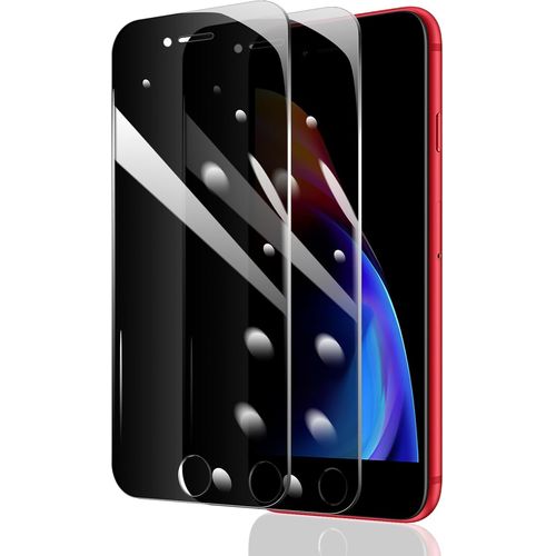 Kal-Lot De 2 Anti-Espion Verre Trempé Pour Iphone 7 Plus/8 Plus, Privacy Film De Protection Écran Anti-Spy, Dureté 9h Glas, Anti Rayures, Sans Bulles, Ultra Résistant