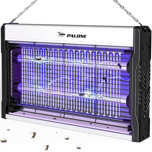 ASFASFq-PALONE Lampe Anti Moustique USB 3200V, Tue Mouche Electrique Anti Moustique Extérieur Interieur avec Chaîne et Plateau Lumiere Anti Moustique Electrique Convient pour Intérieure et Extérieure