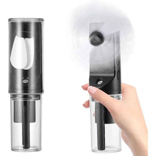 Ventilateur portable brumisateur rechargeable 4 vitesses Noir