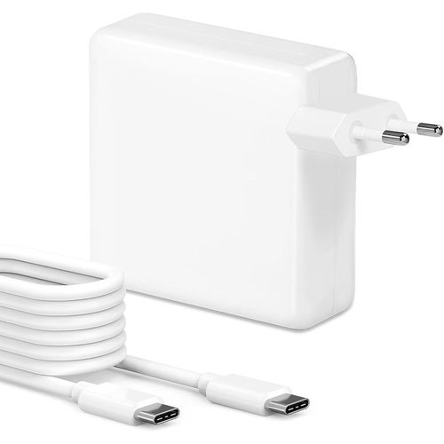 Thef-Chargeur Mac Book Pro - Chargeur Usb C 100w Pour Mac Book Pro 16, 15, 14, 13 Pouces, Mac Book Air 15 13 Pouces, Ipad Pro Et Tous Les Appareils Type C, Câble C Vers C De 6,6 Pieds Inclus