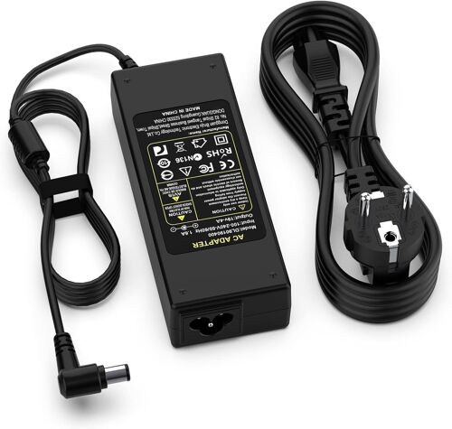 19 V Power Supply Charger for LG Electronics 19" 20" 22" 23" 24" 27" 32" LED LCD Monitor Widescreen HDTV 24M47H-P 24MP55HQ Samsung TV A4819-FDY UN32J UN32J400 UN32J4000AF 22ma53d AC Adapter