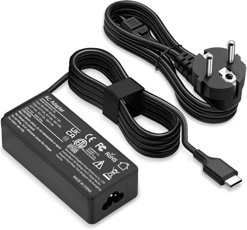 USB C Charger 100W Power Supply for Mac Book Pro, Len ovo Thinkpad, Huawei Matebook Pro, HP, Dell, ASUS, Acer, Chromebook Universal Type-C Laptop Adapter