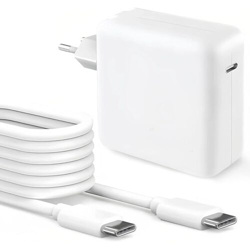 Chargeur Macbook Pro 67W Usb - C Pour Macbook Pro/Air 13-15 Pouces 2018-2024,Ipad 12,9/11 Pouces, Ipad Air 5/4,Acer, Thinkpad, Hp Et Tous Les Périphériques Usb -C Avec Câble 2M/6.6F