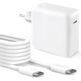 Chargeur Macbook Pro 67w Usb-C Pour Macbook Pro/Air 13-15 Pouces 2018-2024,Ipad 12,9/11 Pouces,Ipad Air 5/4,Acer,Thinkpad,Hp Et Tous Les Périphériques Usb -C Avec Câble 2m/6.6f